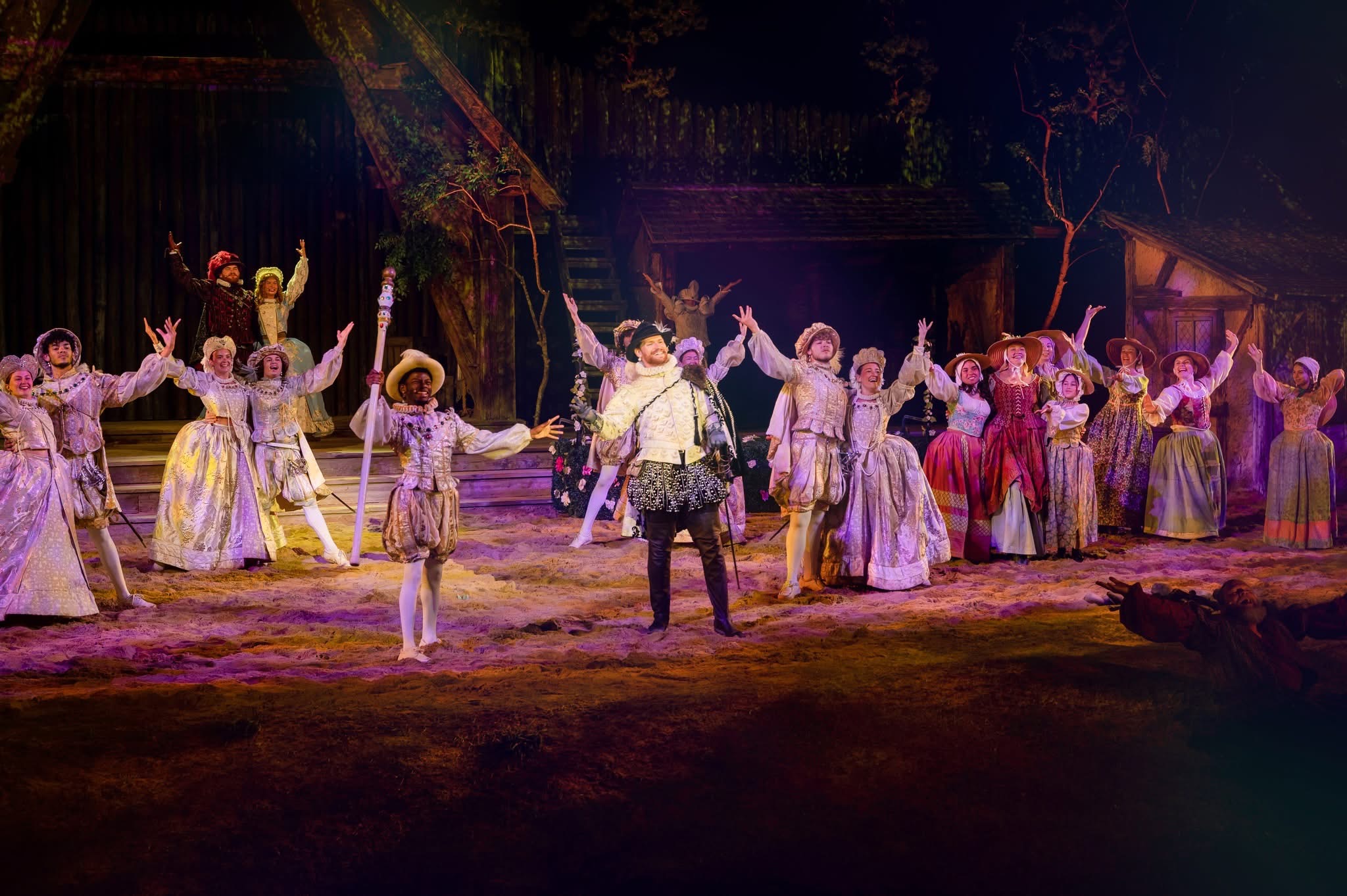 The Lost Colony company onstage