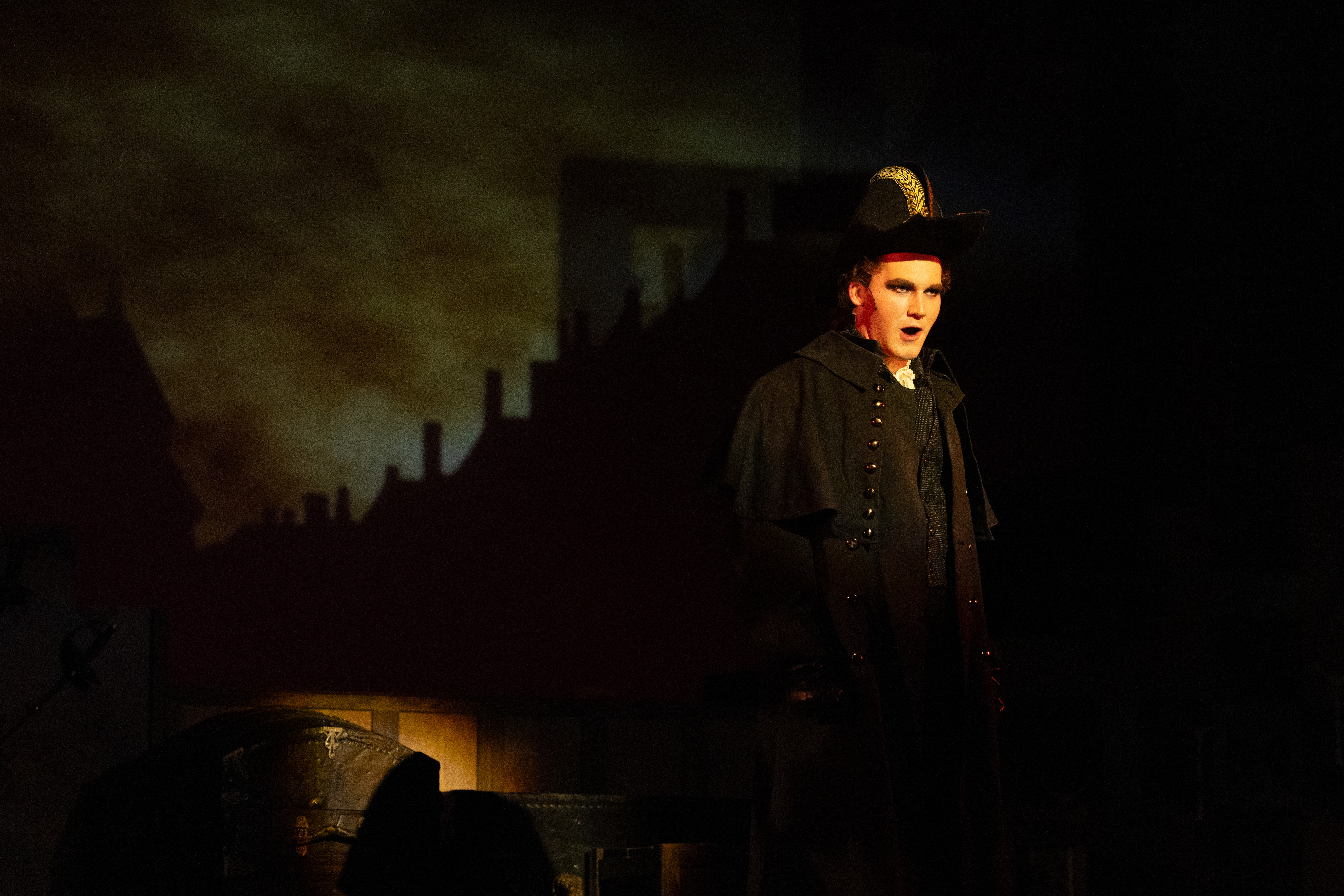 Brennan Gordon Metz as Chauvelin in The Scarlet Pimpernel