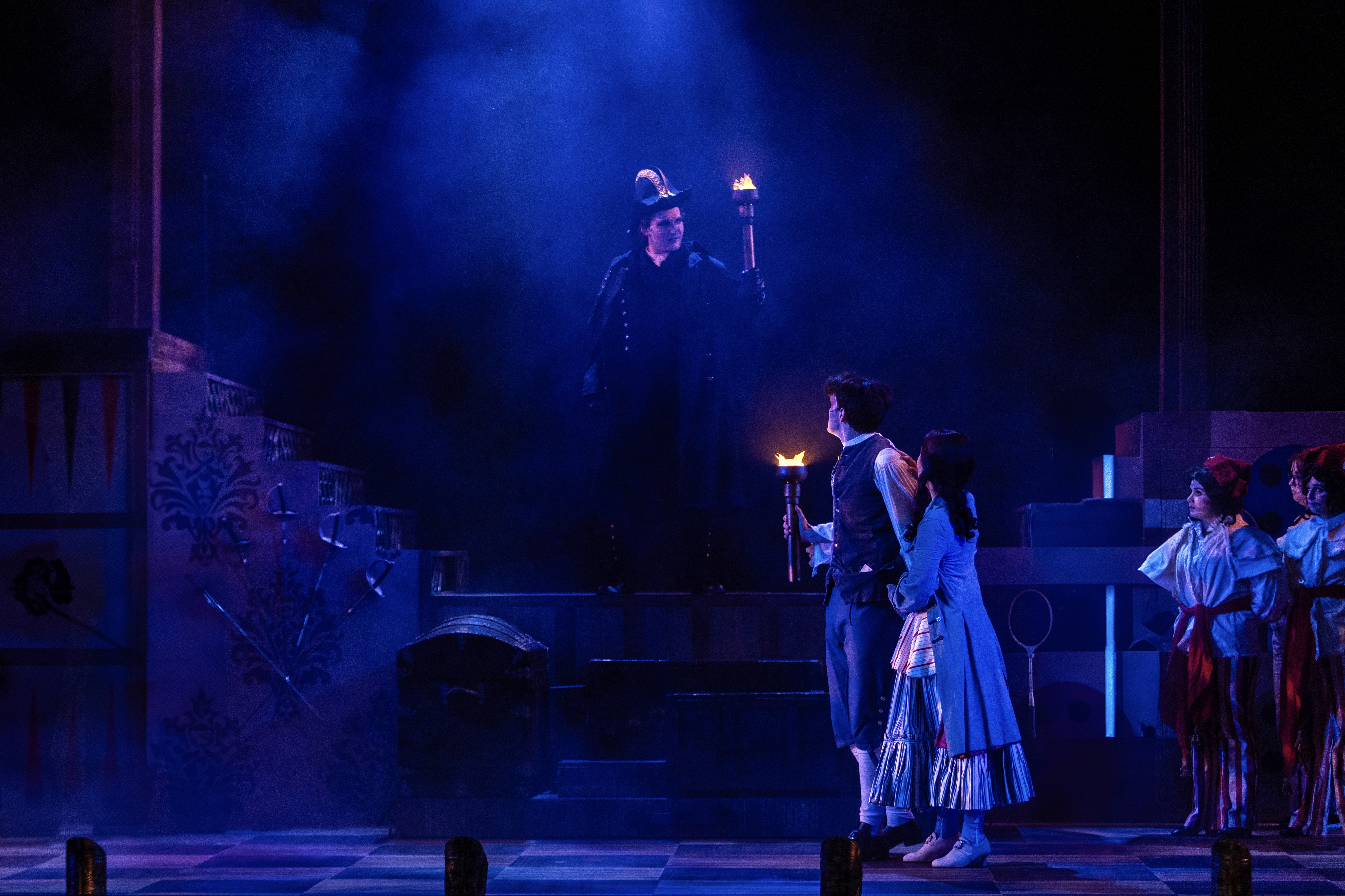 Brennan Gordon Metz as Chauvelin in The Scarlet Pimpernel