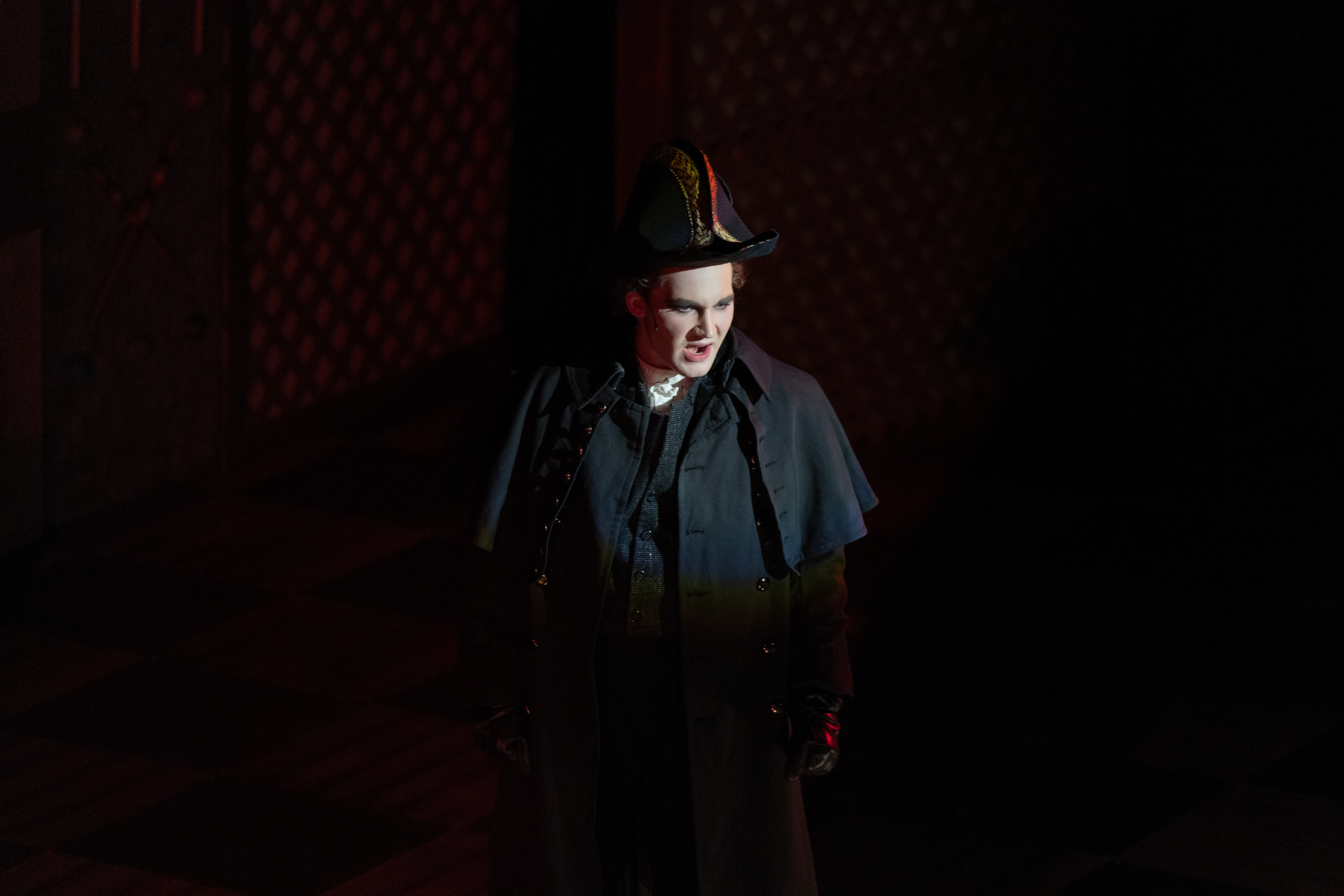 Brennan Gordon Metz as Chauvelin in The Scarlet Pimpernel